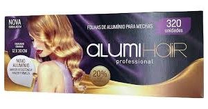 ALUMI HAIR C/ 320 FOLHAS 12X30CM